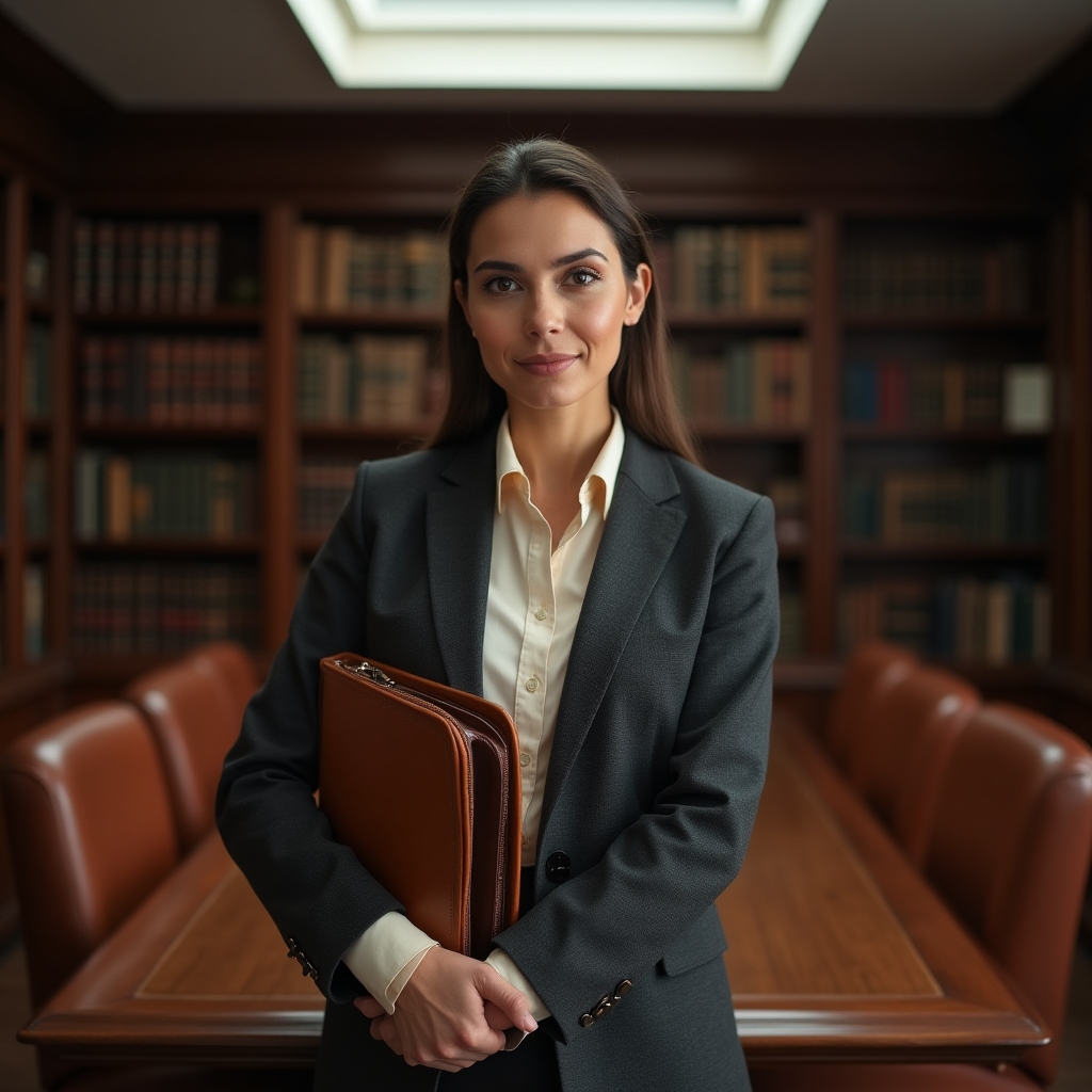 Profesional con postura estratégica y confiada